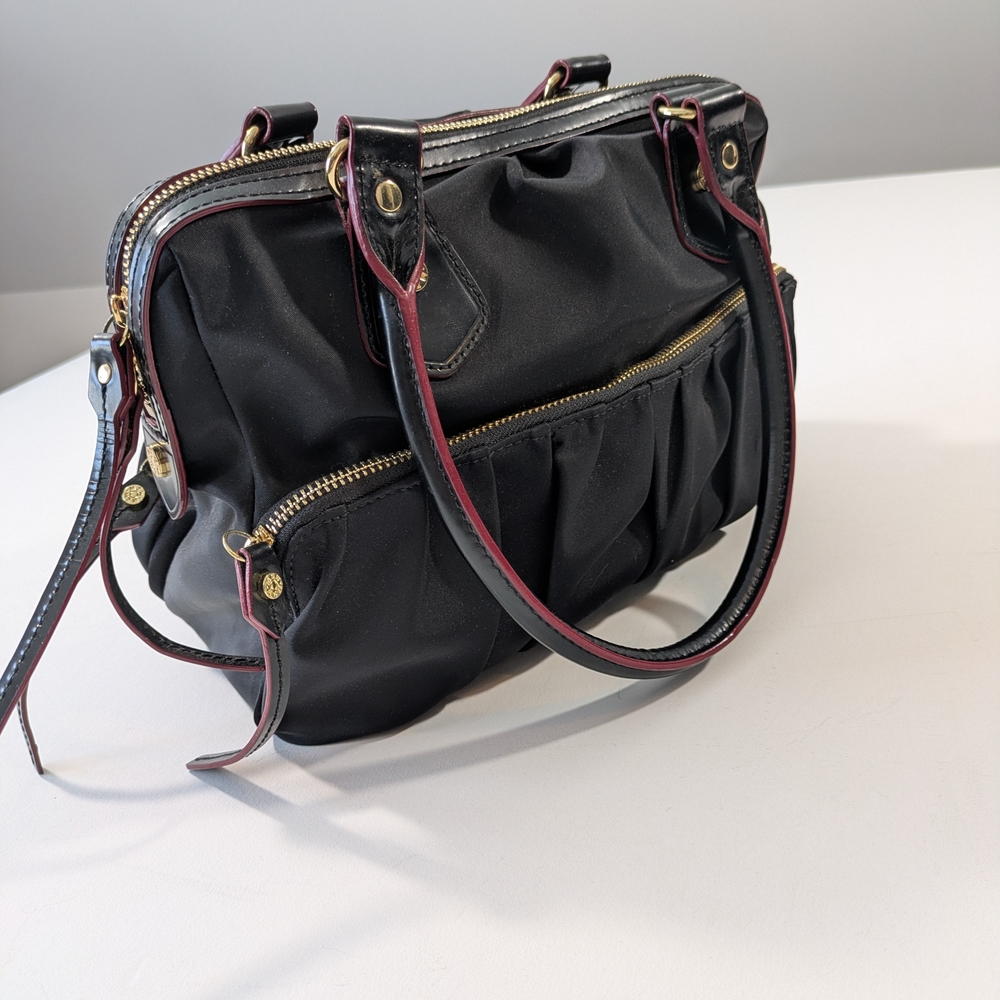 Like New MZ Wallace Baby Jane Bedford Nylon Handbag Crossbody Black